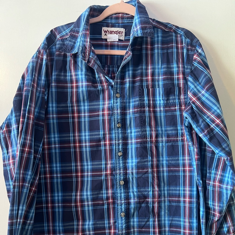 Wrangler Button Up Shirt size XL